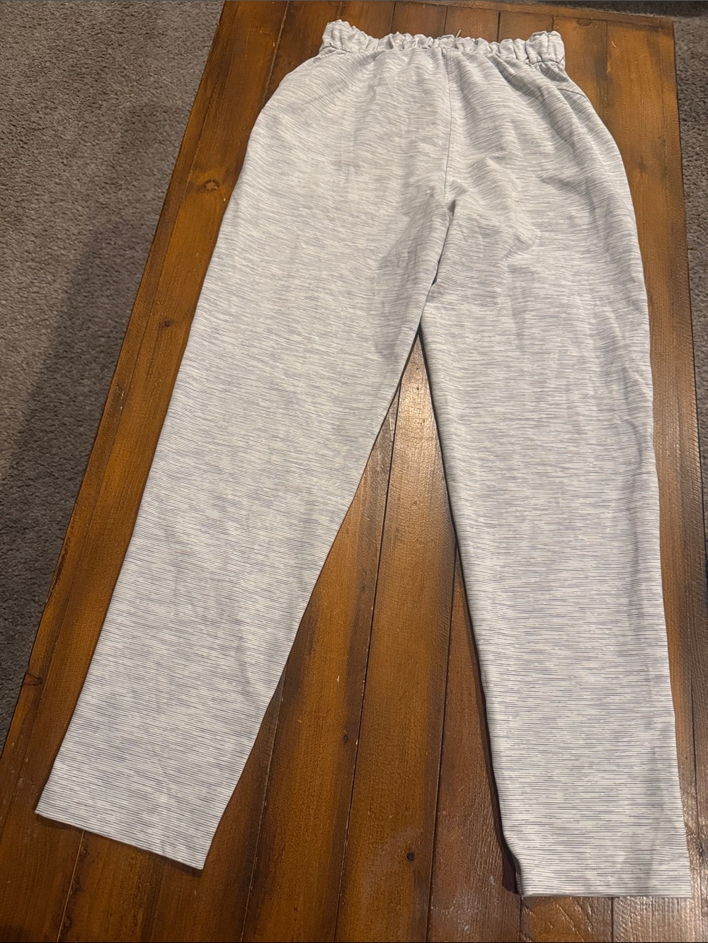 lululemon athletica Heather Light Gray Sweatpants
